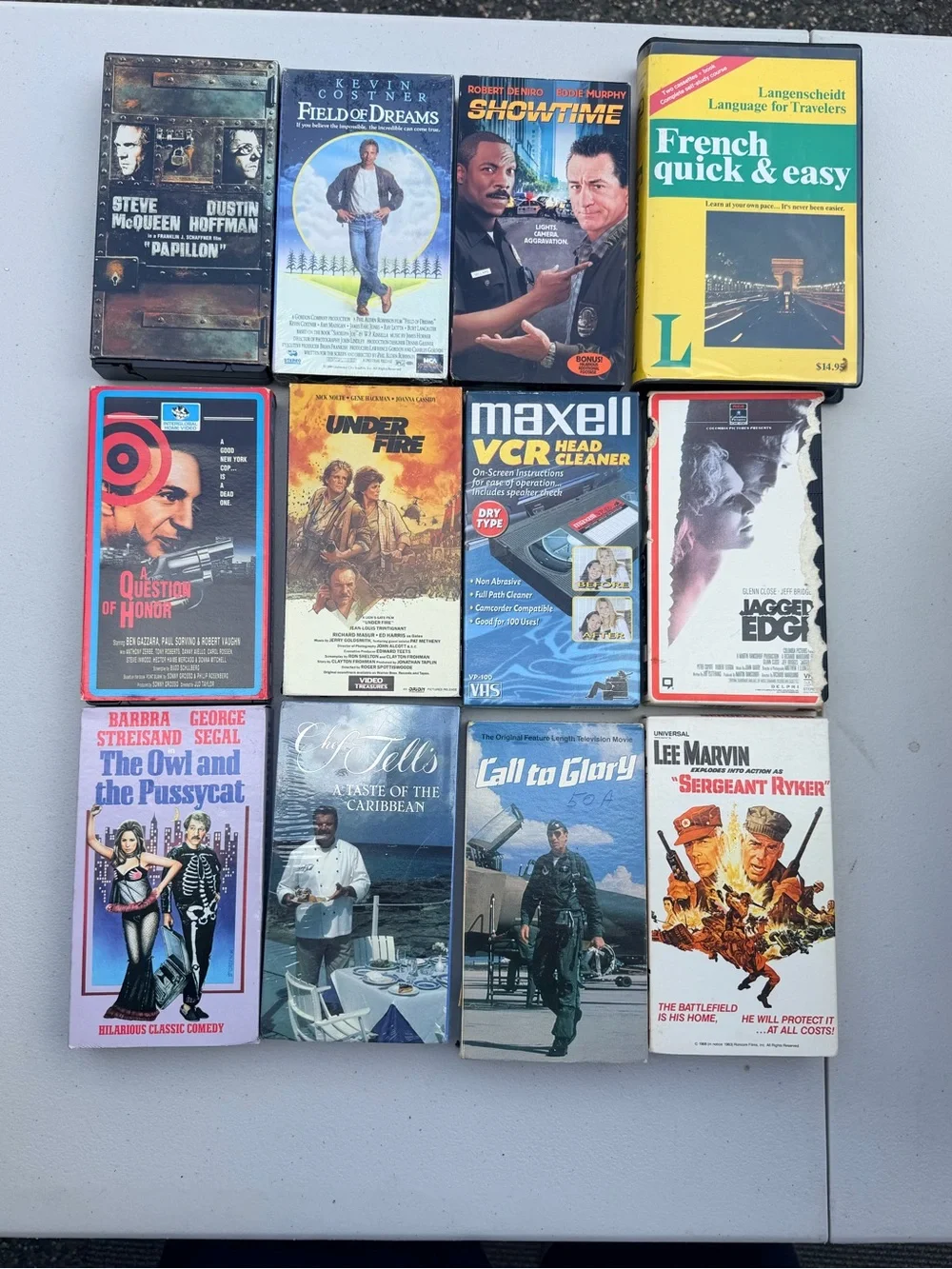 Assorted Movie VHS Collection CDs  & DVD vintage 65 Pieces total